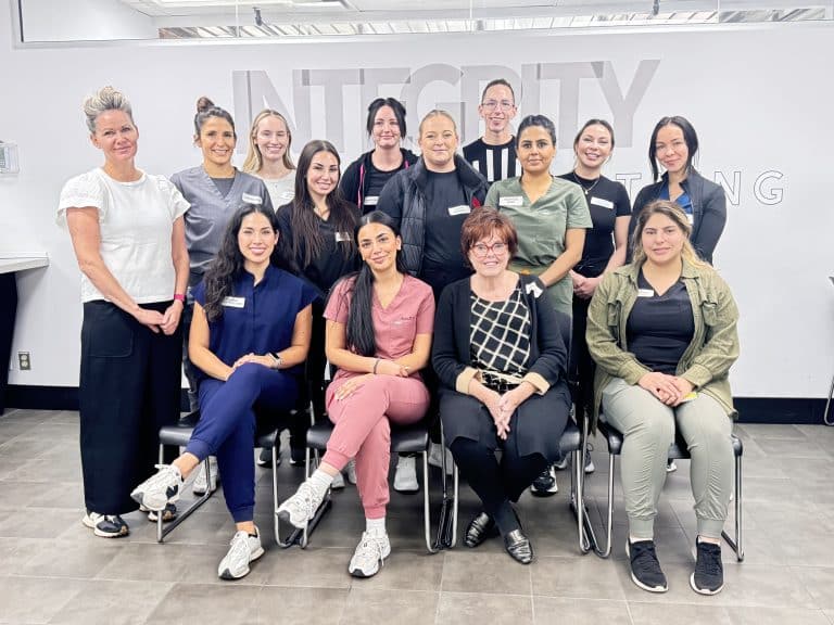 CAMA hands-on medical aesthetics training with live models and clinical instructors in Toronto